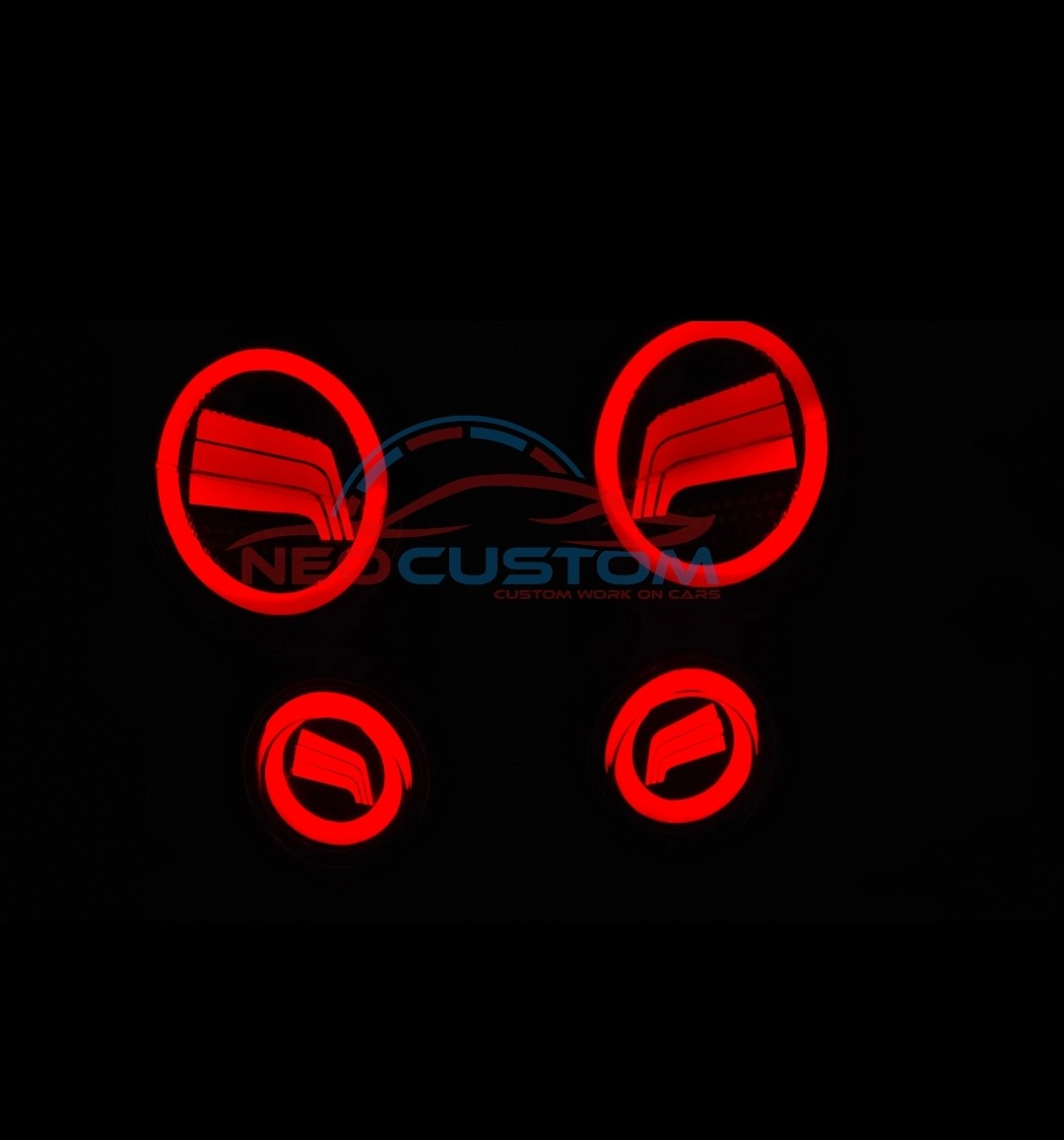 Chevrolet Beat Custom Taillight (Red Glass)