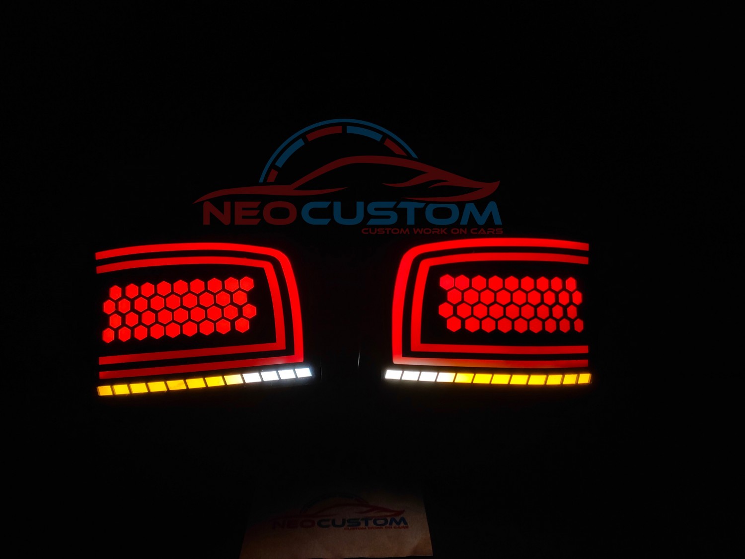 Maruti Zen Honeycomb Custom taillight