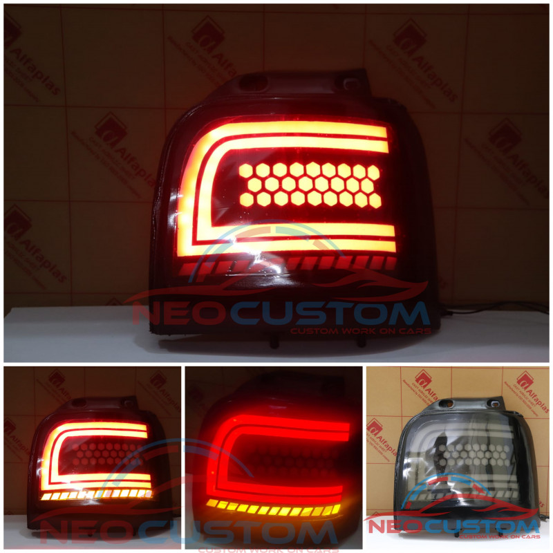 Zen Honeycomb Taillight (Clear Glass)