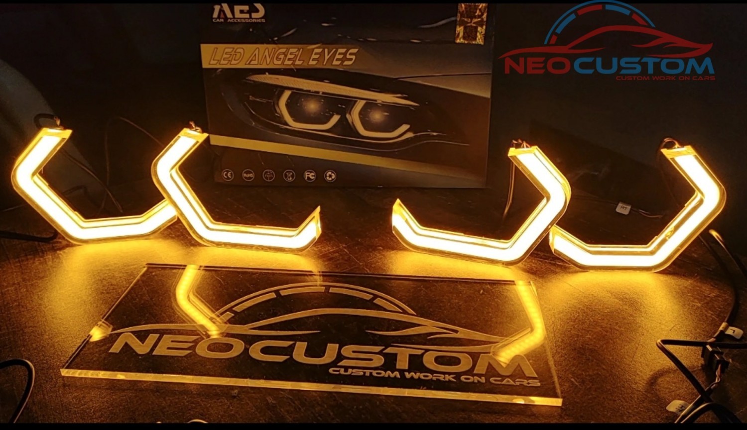 AES Bmw M40 Style Angel Eyes/Ring (Matrix Indicator)