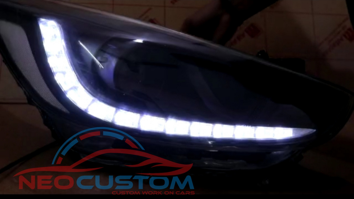 Hyundai Verna Customize Headlight