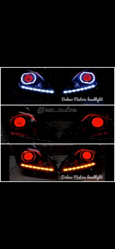 Maruti Suzuki Baleno Custom Headlight