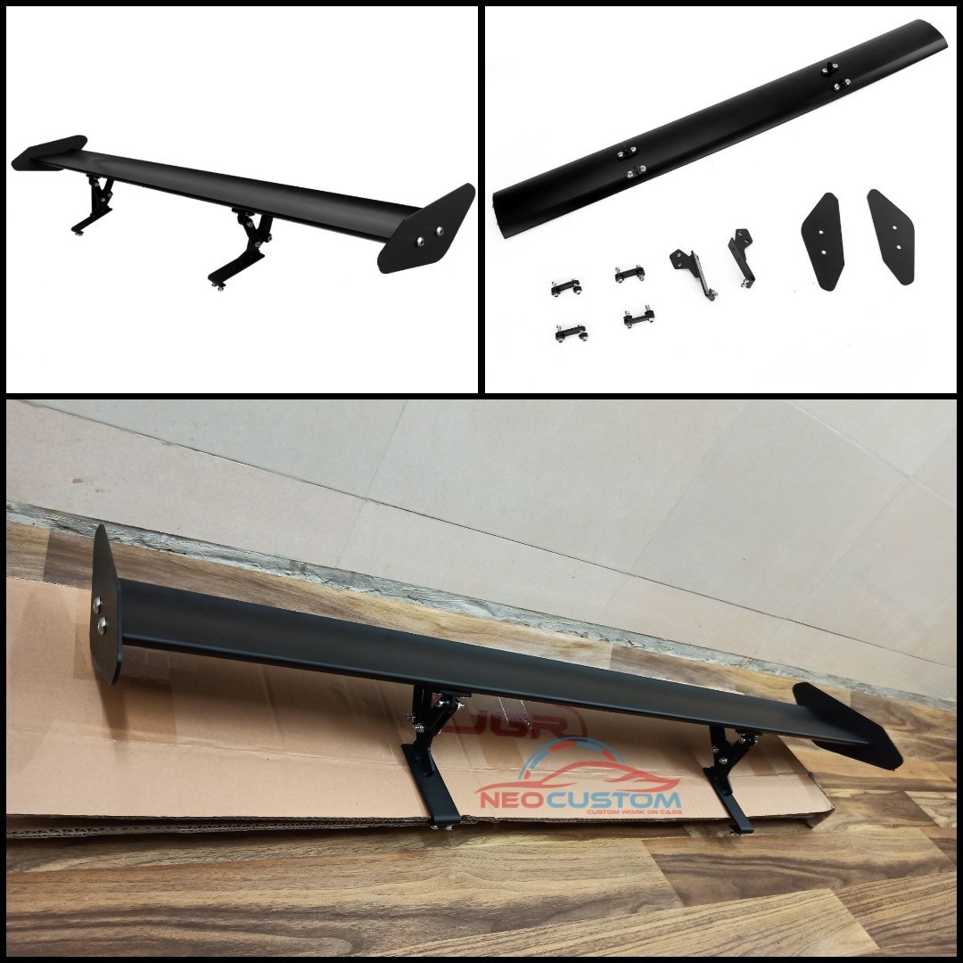 110 cm 43' Universal Aluminum Lightweight GT Rear Hatchbach Racing Spoiler Wing