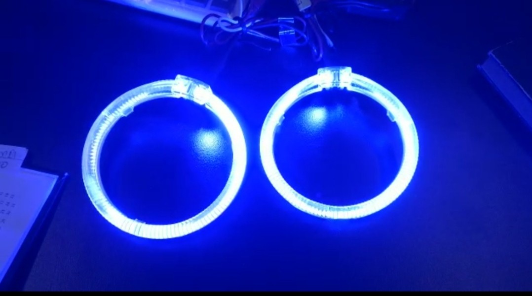 Crystal Ring 90mm ( blue )